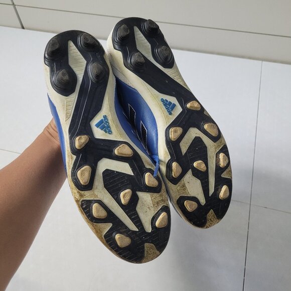 Adidas Copa 17.4 Soccer Kids Blue & White Lace Up Low Top Cleats Shoes Size 5.5 - Picture 3 of 7